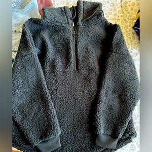 VS PINK Sherpa 3/4 Zip